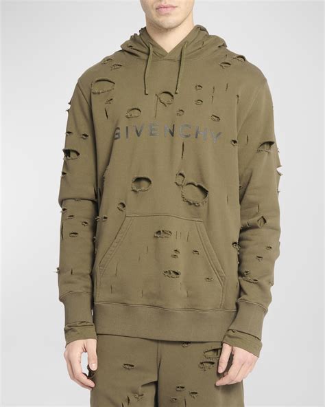 cheap givenchy hoodie|givenchy men's destroyed hoodie.